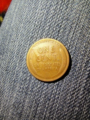 1948 Lincoln Wheat Penny...W/ Obverse & Reverse Lamination Error - Image 1 of 2