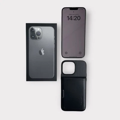 Apple iPhone 13 Pro Max (sin bloqueo de SIM) - 128 GB - Graphite - MLL63PM/A A2643 - Imagen 1 de 4