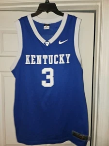 CAMISETA DE BALONCESTO PARA ADULTOS NIKE KENTUCKY WILDCATS EQUIPO DEL REINO UNIDO UNIVERSIDAD AZUL #3 XL - Imagen 1 de 3