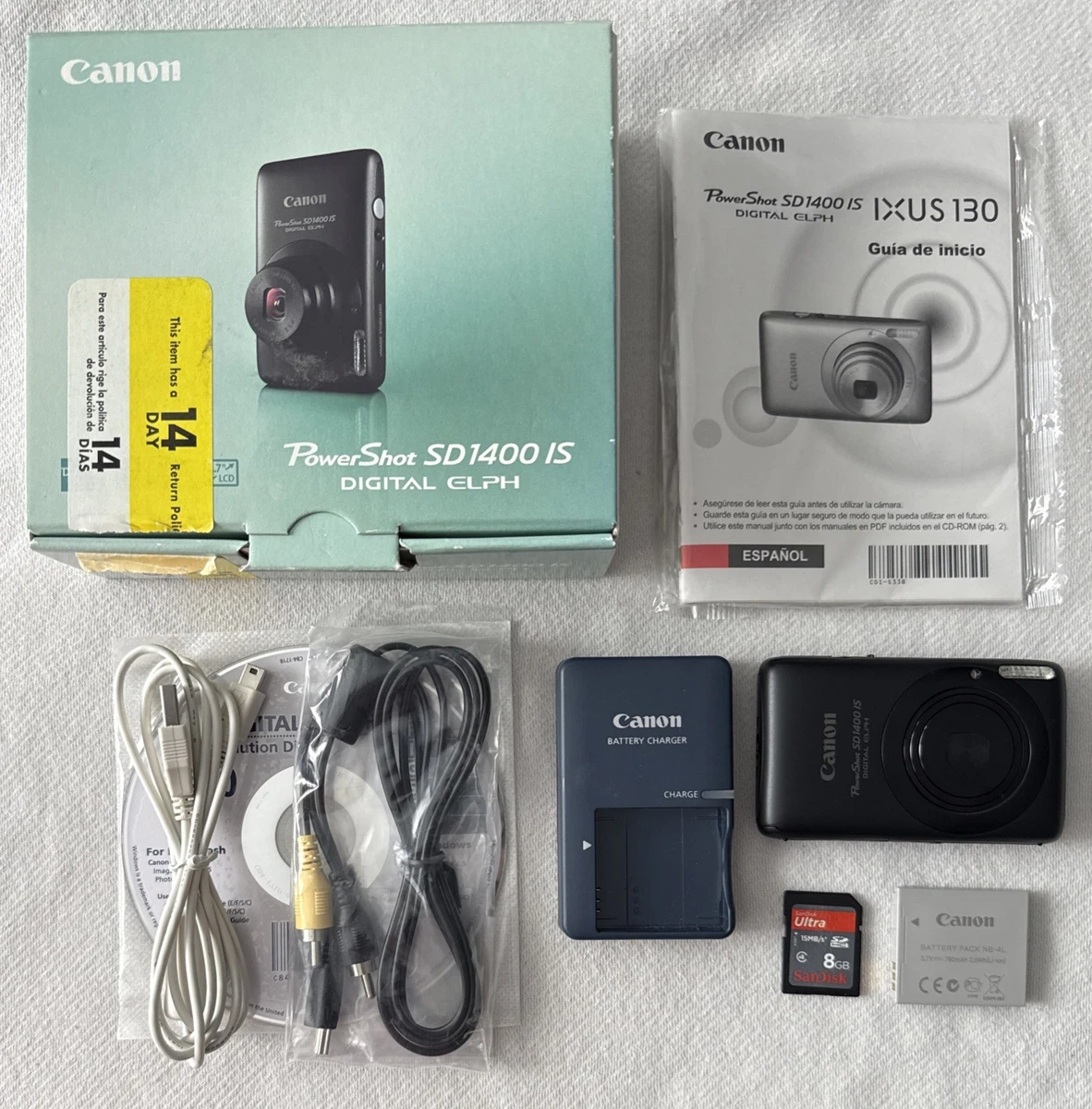 Canon PowerShot SD1400 IS Digital Cameras for Sale | Shop New