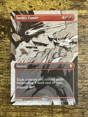 Sozin's Comet (Borderless) 0309- Avatar: The Last Airbender- (Foil)(NM) - Image 1 of 2