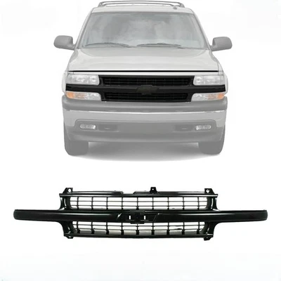 Grille Assembly Black For 1999-2002 Silverado 1500 / 2000-2006 Suburban - Image 1 of 4