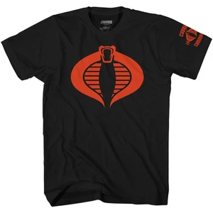 G.I. Camiseta negra para adulto Joe Cobra Army Logo 1982 - Imagen 1 de 1