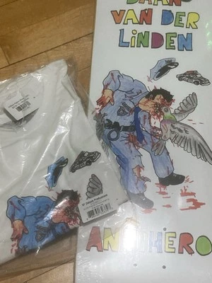 Anti Hero Porous Walker Art Deck Pigeon Vision Daan Van Der Linden DLXSF con camiseta Foto 1 de 4