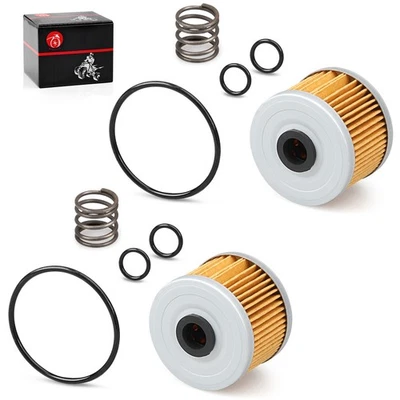 2 Oil Filter For Honda Big Red 250 ATC250ES ATC250SX ATC350X W/ Spring & O-Ring - Image 1 of 4