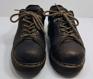 Dr.Martens scarpa vintage anni 90 pelle marrone taglia US uomo 12 UK 11 8312 made in England - Foto 1 di 14