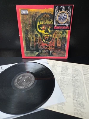 Slayer Seasons In The Abyss Lp Vinyl 1990 1st PROMO Press Hype/Insert VG+/EX - Image 1 of 4