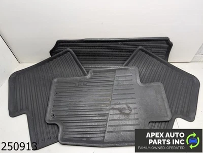 Alfombrillas de goma negras para todas las estaciones Acura TL 2004-2006 OEM 4 piezas Foto 1 de 4