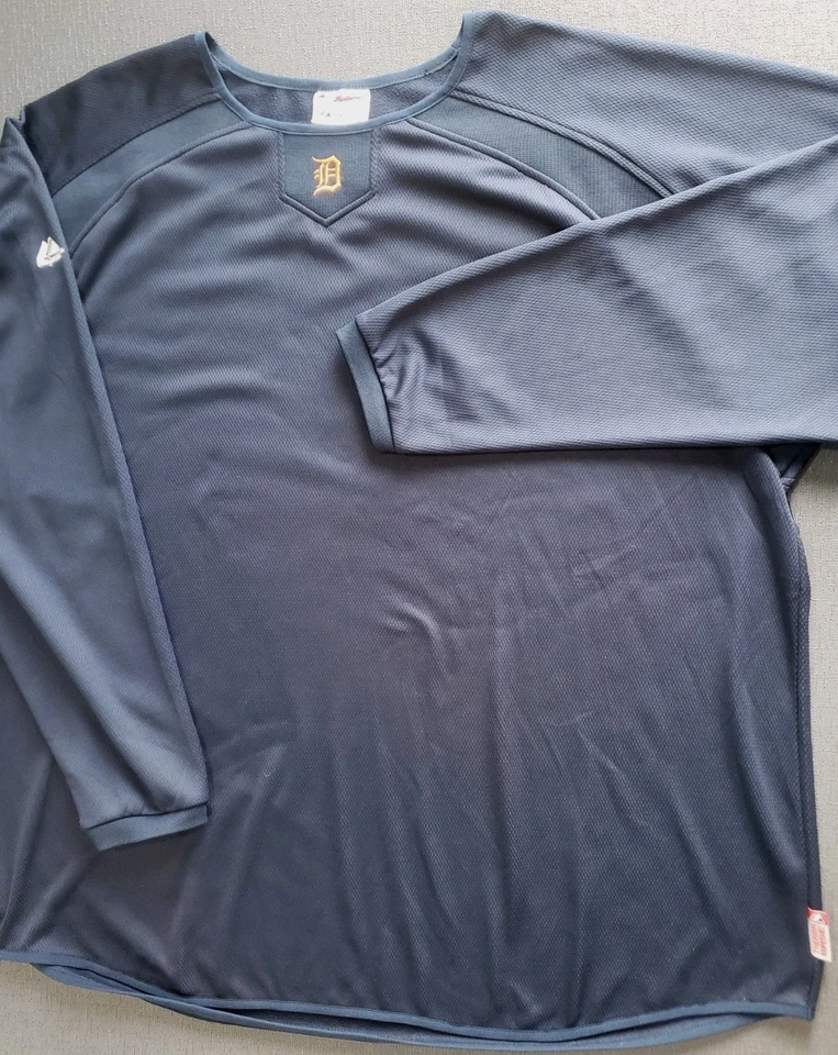 Pullover Majestic Authentic Collection Detroit Tigers Therma Base L/S para hombre 4XL Foto 1 de 4