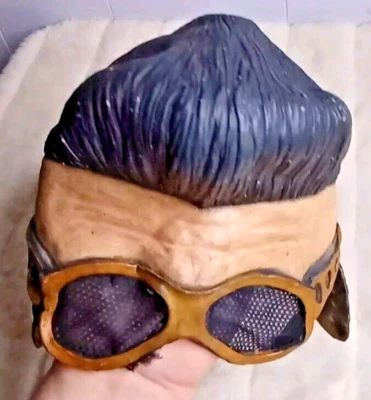 Vintage Elvis Presley Rubber Mask With Sideburns/Glasses 2002 Paper Magic - Image 1 of 4