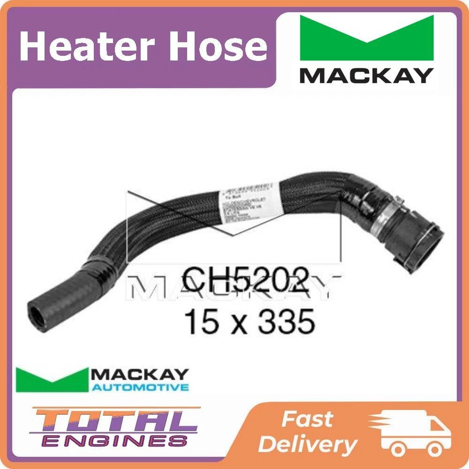 Mackay Heater Hose for Holden Commodore LWR V6 MPFI Ve 12 13 Inlet