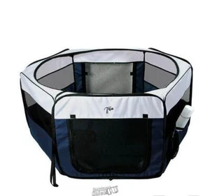 TRIXIE Soft Sided Mobile Playpen for Dogs Cats Small Animals Foldable - Picture 1 of 2