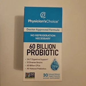 Physician's Choice 60 Billion Probiotic 30 veg capsules Exp 2027+ - Picture 1 of 5
