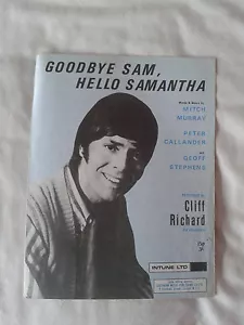 Cliff Richard - Spartiti musicali - Goodbye Sam, Hello Samantha (1970) - Foto 1 di 1