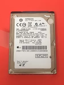 HiTachi HTS545025B9SA02 250GB 5400U/MIN Apple#655-1538D 250GB Sata HHD - Bild 1 von 6