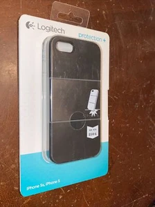 Logitech Protection + Plus Apple iPhone 5 5s Phone Case Gunmetal Black Mil Std - Picture 1 of 3