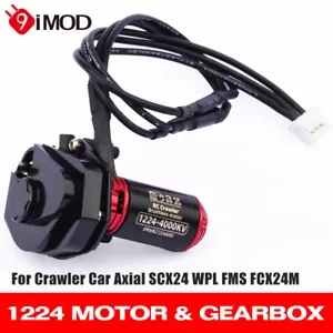 RC 1224 Mini Brushless Motor 4000/ 5000KV Gearbox For RC Crawler Axial SCX24 - Picture 1 of 27