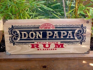 Wanddeko Bild Schild Schild Rumschild Don Papa - Bild 1 von 2