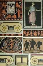 Style Greek Greece Decoration Ornament Lithography 19th