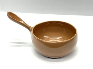RUSSEL WRIGHT Iroquois Casual China Cookware Sauce Pan Pot Brown Topaz - Picture 1 of 7