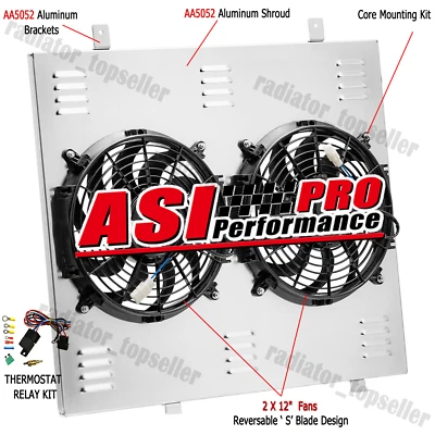 Aluminum Shroud Fan fits 2005-2018 2016 Nissan Frontier Xterra Pathfinder 4.0L - Image 1 of 4
