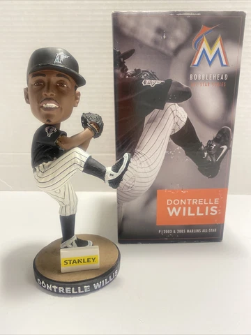Dontrelle Willis Bobblehead All-Star Series 7-1/2" Miami Marlins MIB Game Promo Cover