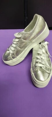 Superga Sneacker argento plateau mis. 37 - Immagine 1 di 4