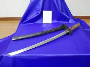 Antique real Japanese Samurai sword Katana Wakizashi signed Kagemitsu #210