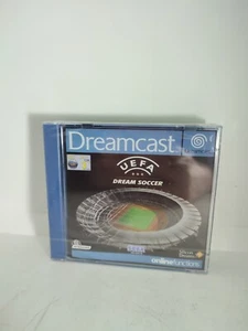 UEFA Dream Soccer SEGA Dreamcast Neu Factory Sealed Ersatzhüllenspender Top ⚡