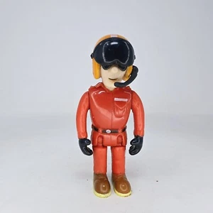 Fireman Sam Tom Thomas air pilot Toy Action figure 3.5" Prism 2005 EUC - Picture 1 of 6