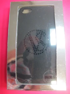  Victoria's Secret Black Rhinestone Bling VS iPhone 5 Case Cover NIB - Picture 1 of 2