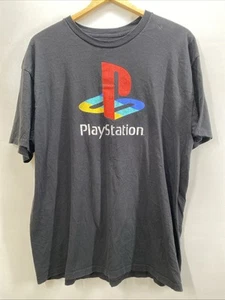 Sony PlayStation Graphic Logo Schwarz Kurzarm T-Shirt Herren XXL 50-52 - Bild 1 von 7