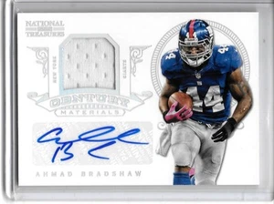 2012 National Treasures AHMAD BRADSHAW CENTURY MATERIALS AUTO JERSEY #22/25! - Picture 1 of 2