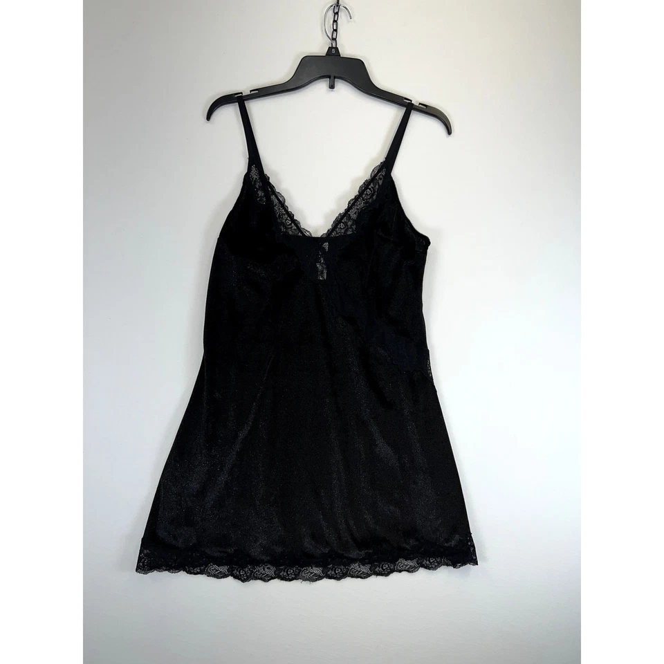 Lencería para mujer Gilligan & Omalley grande negra sin mangas 100 % poliéster  Foto 1 de 4