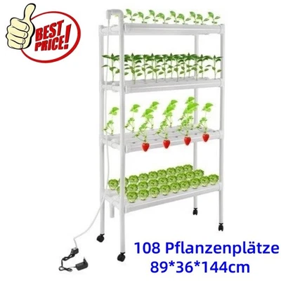 Hydroponic System Hydroponic Grow Kit Erdlose Pflanzenanbau-Systeme Hydrokultur - Bild 1 von 4