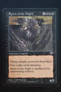 Magic The Gathering MTG SPIRIT OF THE NIGHT Mirage LP Lightly Played - Picture 1 of 2