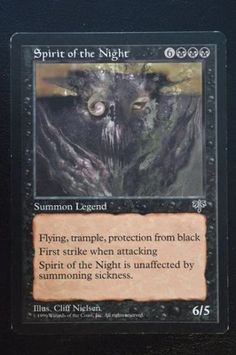 Magic The Gathering MTG SPIRIT OF THE NIGHT Mirage LP Lightly Played - Image 1 of 2