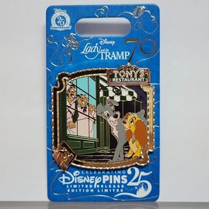 Prendedor de restaurante Tony's - Lady and the Tramp 70 aniversario 2025 parques Disney  - Imagen 1 de 1