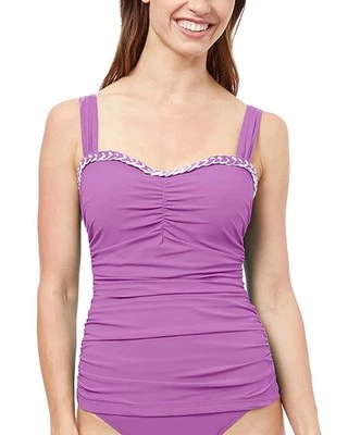 Profile by Gottex PURPLE Kundala E-Cup Tankini Swim Top, US 32E, UK 32DD - Image 1 of 2