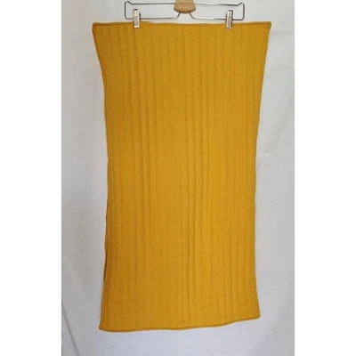 Juego de fundas de almohada Style Sanctuary King acolchado mostaza amarillo dorado ropa de cama Foto 1 de 4