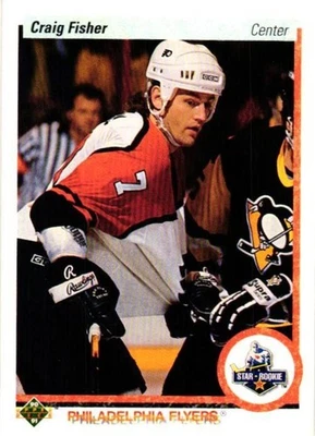 1990-91 Upper Deck - Star Rookie Craig Fisher #155 (RC) - Image 1 of 2