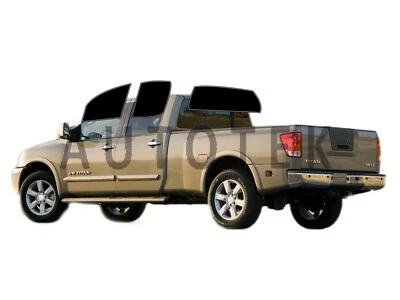Película premium precortada para todos los lados + ventana trasera para Nissan Titan doble cabina 2004-2015 Foto 1 de 4