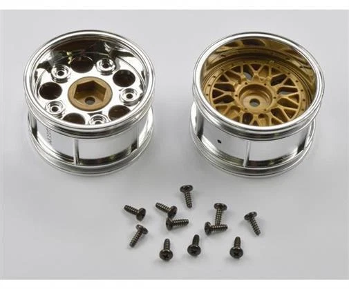 TAMIYA Jantes (2) Chromé/Or 2 Pièces 30Mm Br. / 300050549 - Photo 1/1
