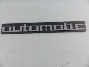 AUTOMATIC ancien monogramme emblème logo sigle insigne badge en plastique - Imagen 1 de 2