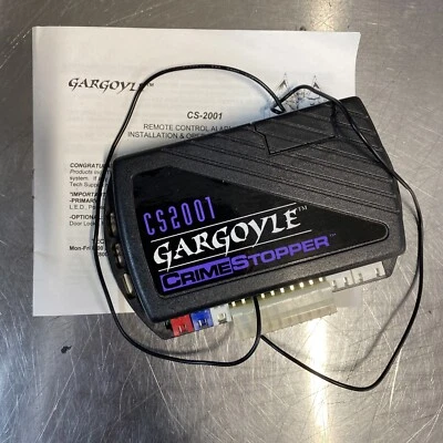 NEW CRIMESTOPPER GARGOYLE CS2001 REMOTE START MODULE BRAIN ONLY - CHXPI960207 - Image 1 of 3