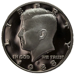 1988-S Proof Kennedy Half Dollar - Picture 1 of 2