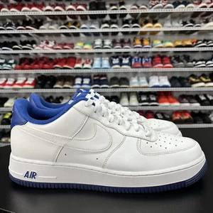 Nike Air Force 1 Low White Deep Royal Blue CD0884-102 Mens Size 11 - Picture 1 of 5