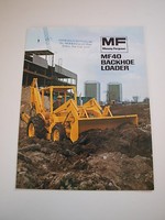 Equipment Brochure Davis 185 2 Backhoe For Tractor Mfg By Mf E2181 Ebay