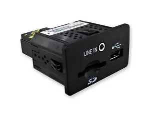 F1ET14F014AA Ford Focus Kuga Genuine iPod USB Aux In Card Reader Socket Module - Picture 1 of 9