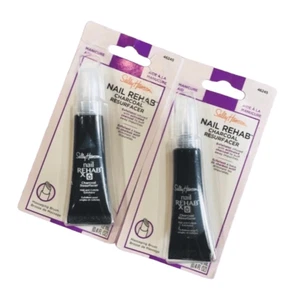 2X Sally Hansen Nail Cuticle Rehab Activated Charcoal Resurfacer Gel Exfoliator - Picture 1 of 2